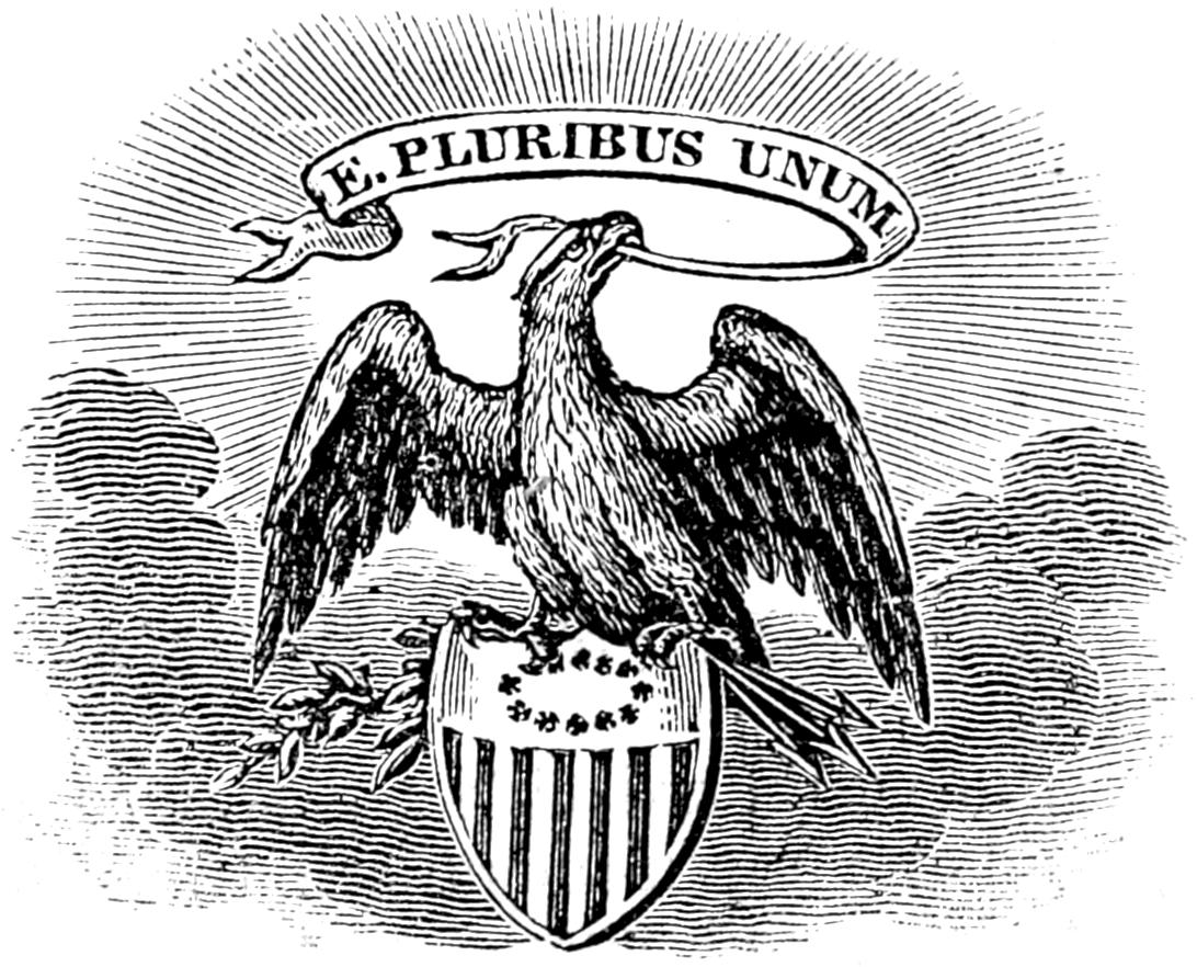 Ornamental American emblem