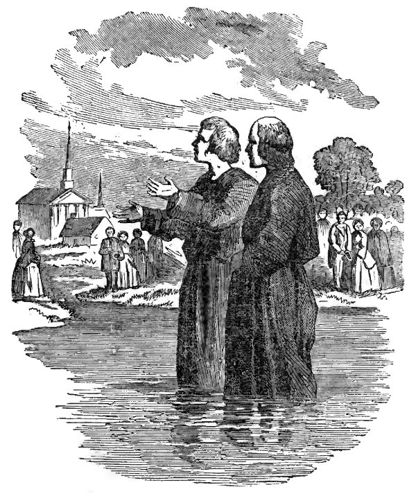 In a dream, Pastor Johnson is immersed by Mr. Percy.