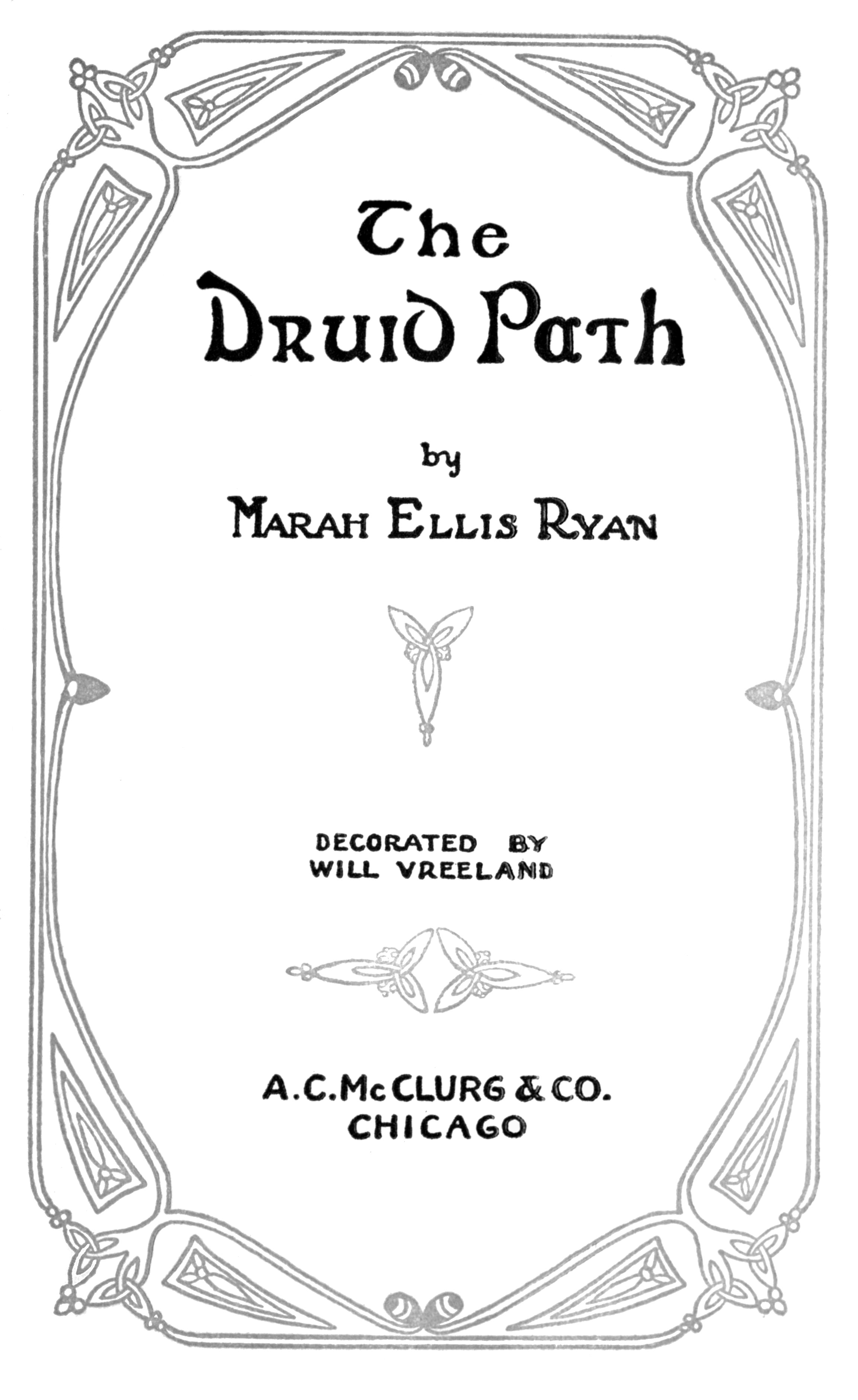 Title page with decorative border