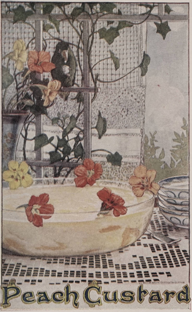Peach Custard