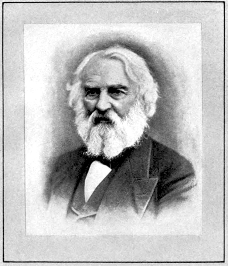 Example of a full-page plate showing a picture of Longfellow