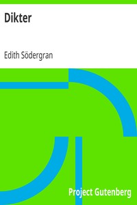 Dikter, Edith Södergran