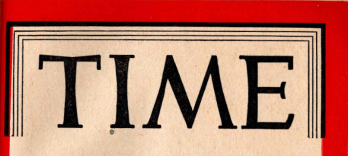 Time magazine banner