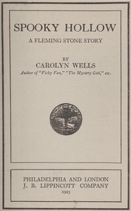 Spooky Hollow, Carolyn Wells