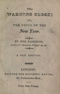 The warning clock, Lucy Lyttelton Cameron
