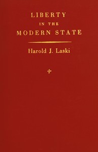 Liberty in the modern state, Harold J. Laski