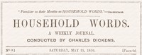 Household words, no. 9, May 25, 1850, Charles Dickens