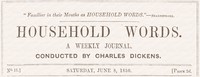 Household Words, No. 11, June 8, 1850, Charles Dickens