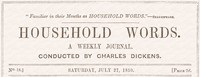Household Words, No. 18, July 27, 1850, Charles Dickens