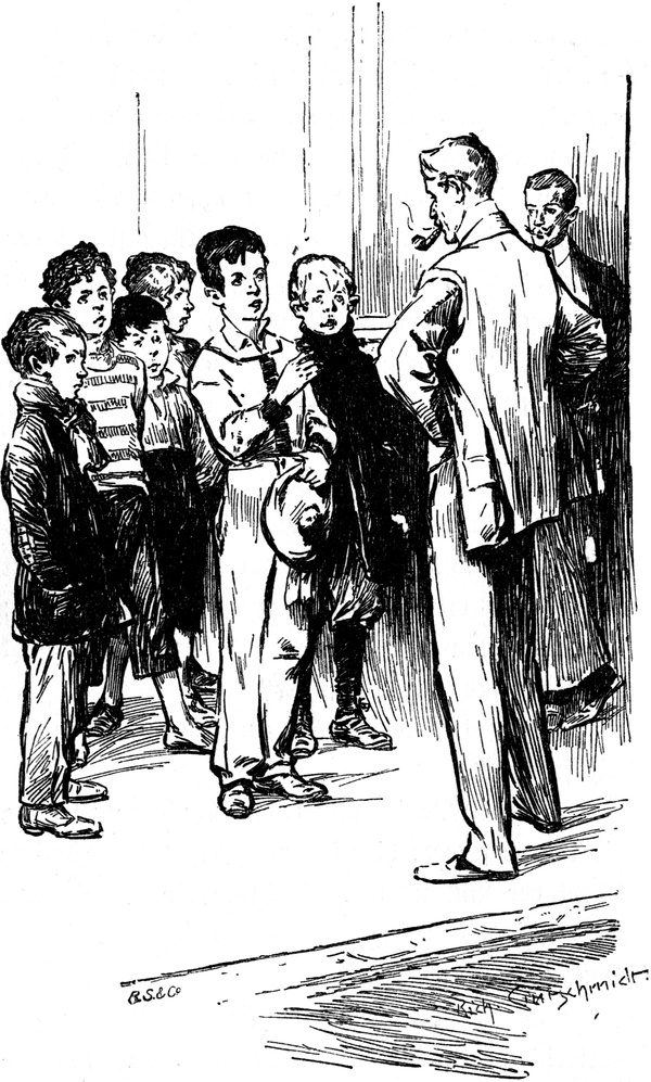 Gassenjungen als   Detektive für Holmes