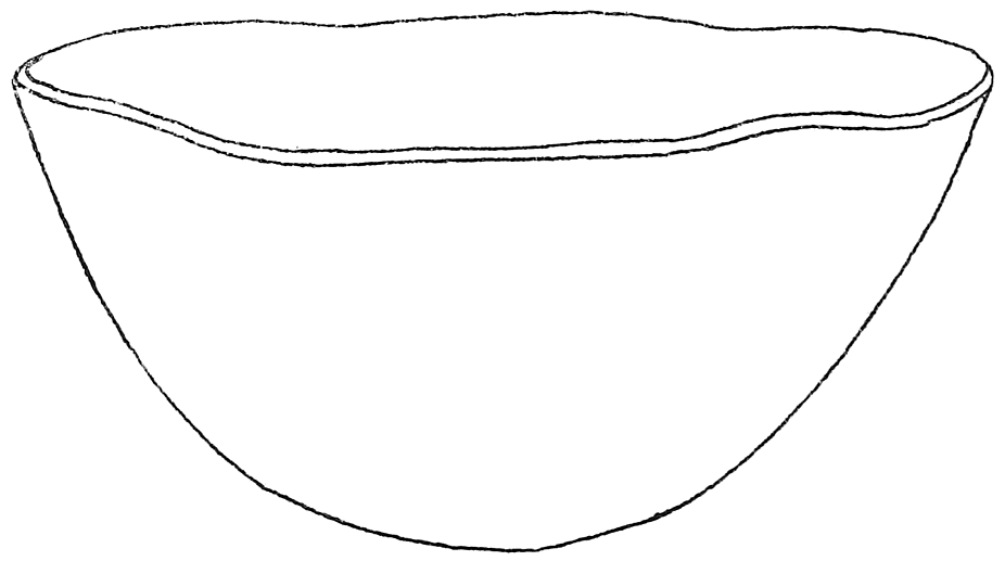 Fig. 39. Shape of South Andaman pot; actual diameter 24 cm.