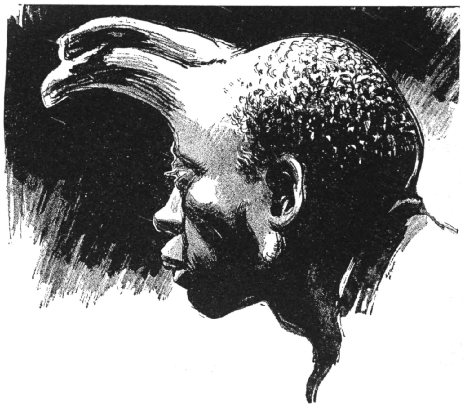 Man with horns growing out of his forehead