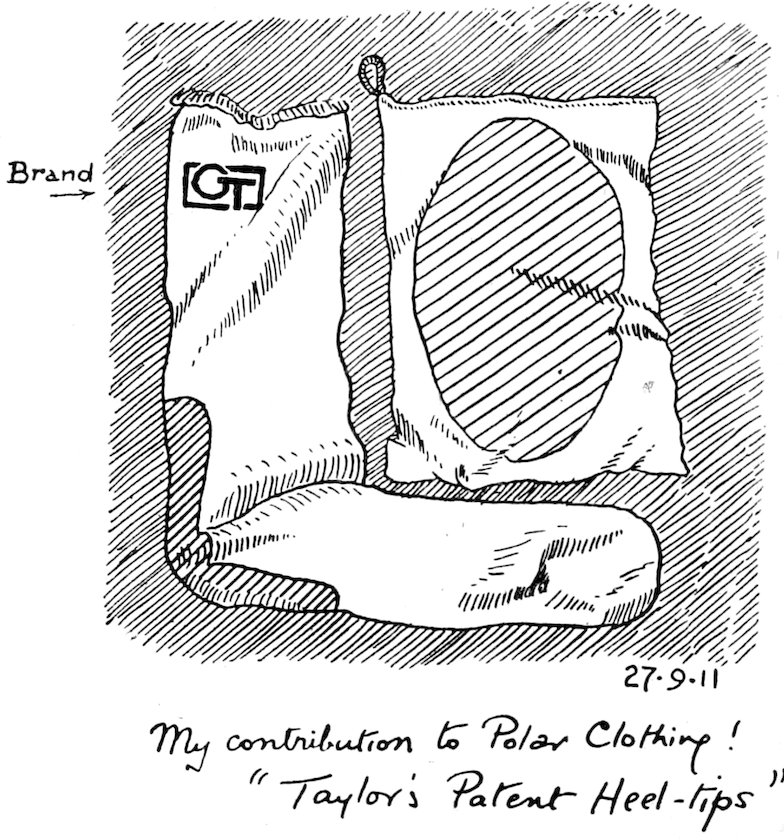 27.9.11 My contribution to Polar Clothing! “Taylor’s Patent Heel-tips”
