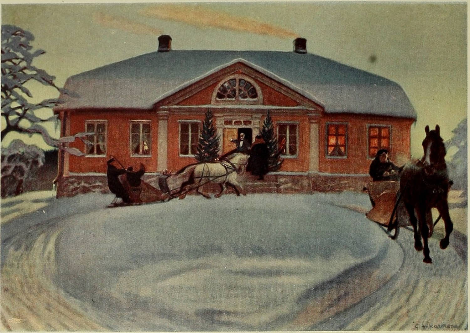 THE SLEIGH-BELLS TINGLE ON THE UP-DRIVE