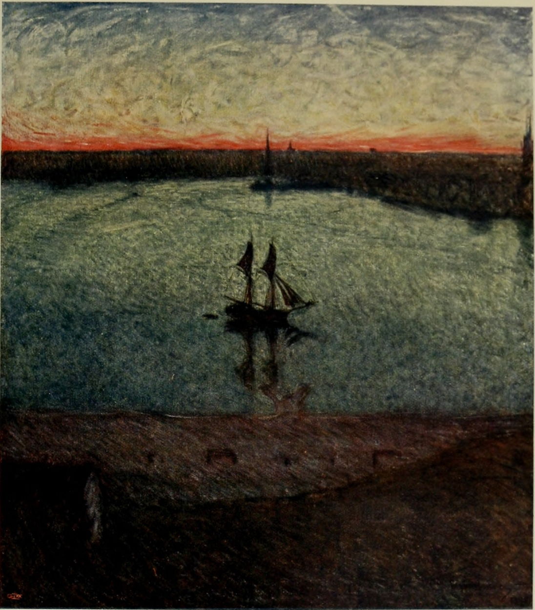 RIDDARFJARDEN ON A SUMMER NIGHT