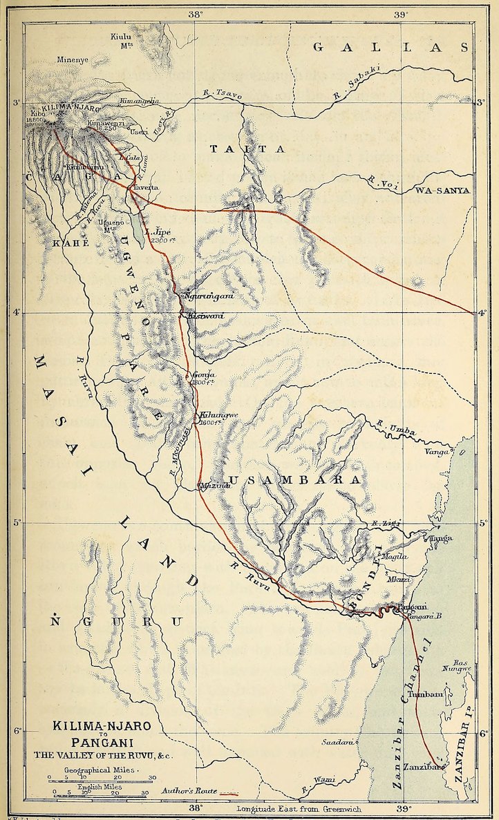 KILIMA-NJARO TO PANGANI THE VALLEY OF THE RUVU, &c.