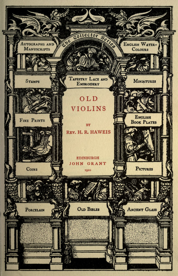 Ornate title page with titles of other books in this Collector series.