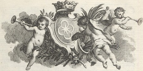 Decoração da dedicatória.
