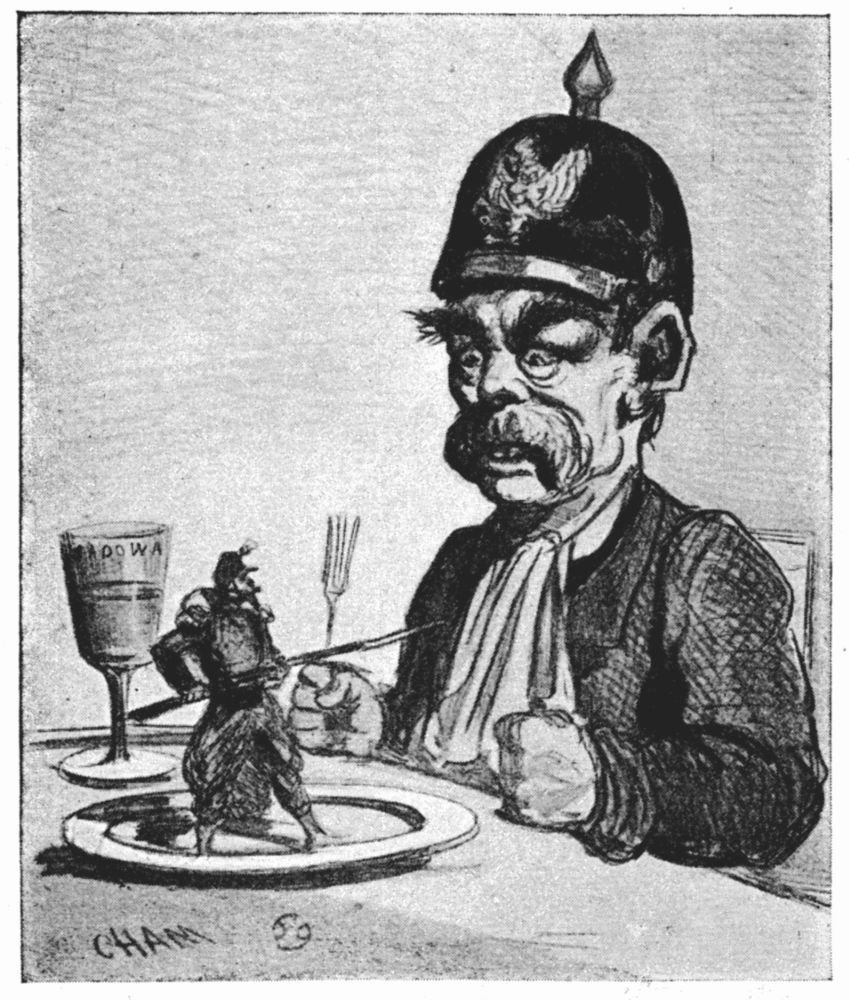 Bismarck beim Essen