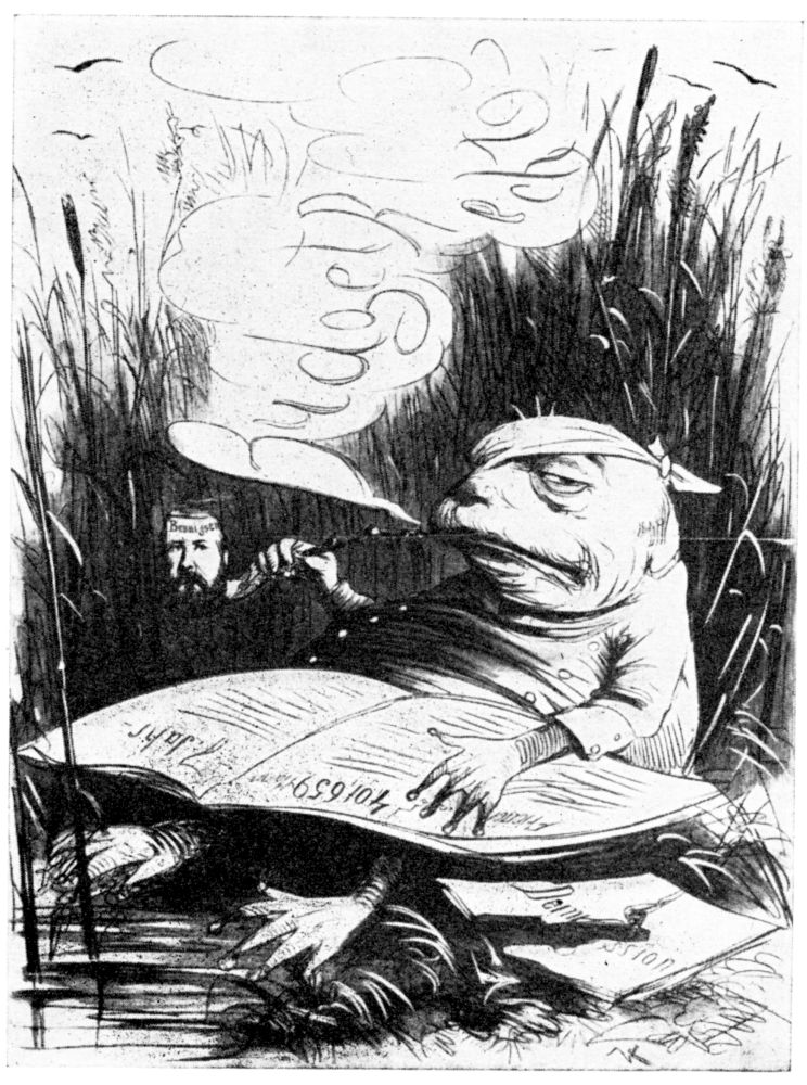 Bismarck als Frosch