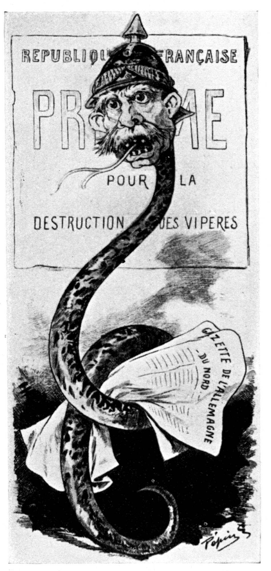 Bismarck hatte in der »Norddeutschen Allgemeinen Zeitung« einen »kalten Wasserstrahl« nach Frankreich gesandt.