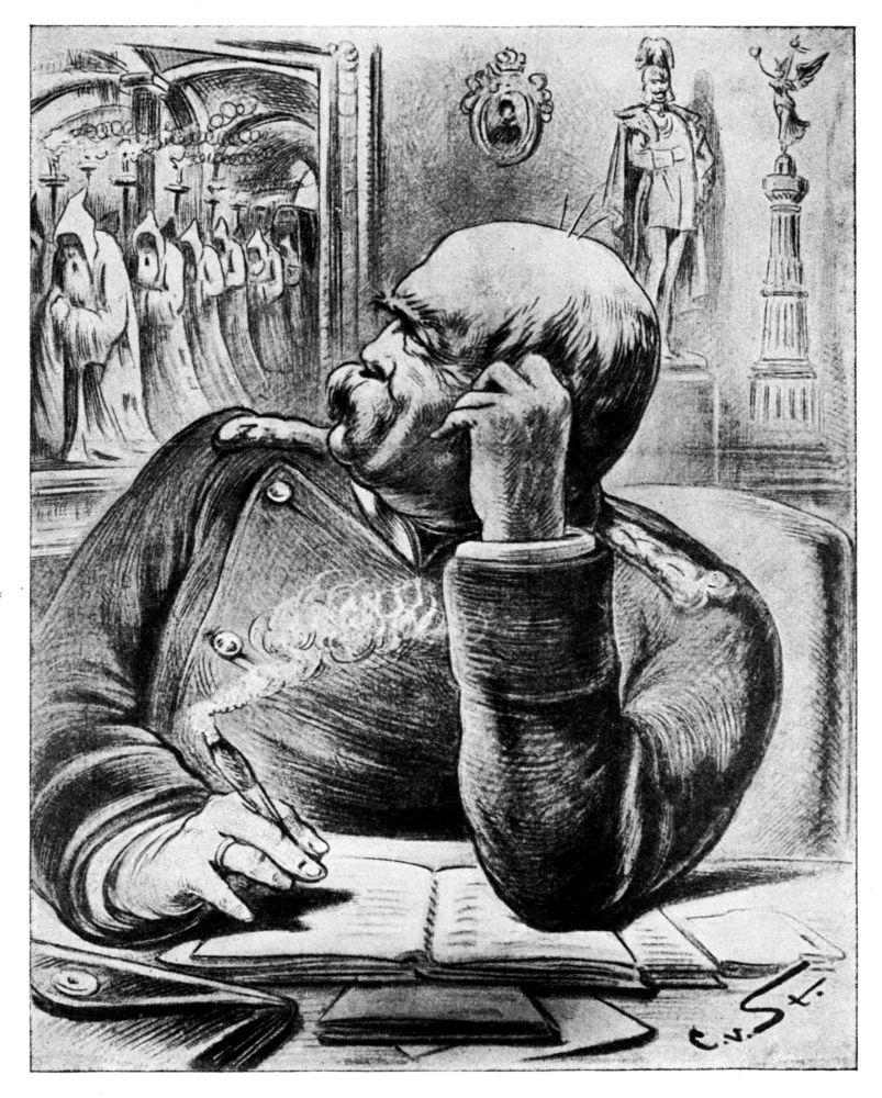 Bismarck vor dem Bilde Kaiser Karls V