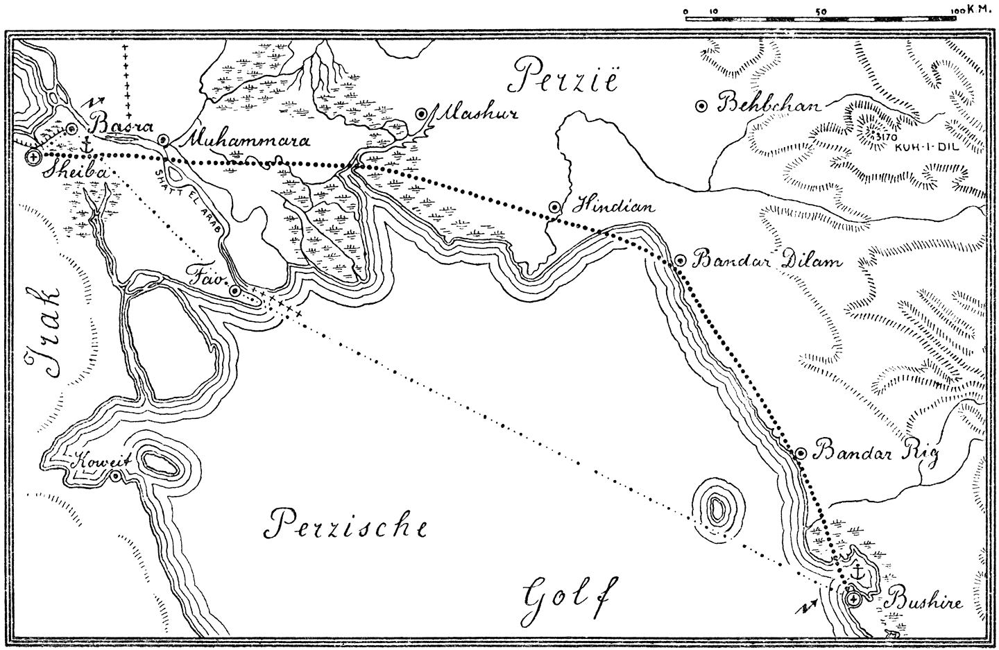 Fig. XVIII. Basra–Bushir.