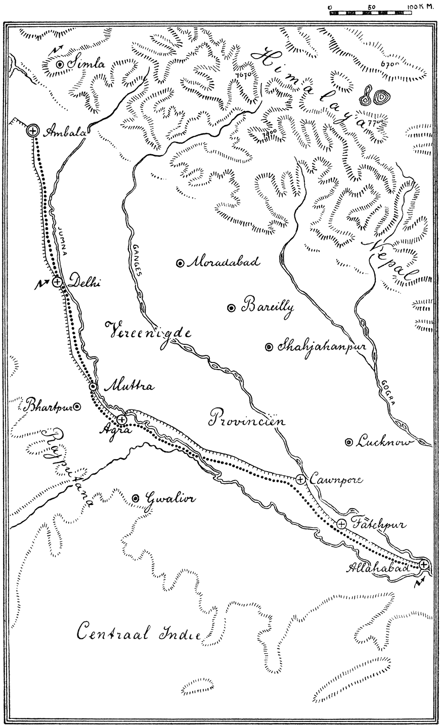 Fig. XXVI. Ambala–Allahabad.