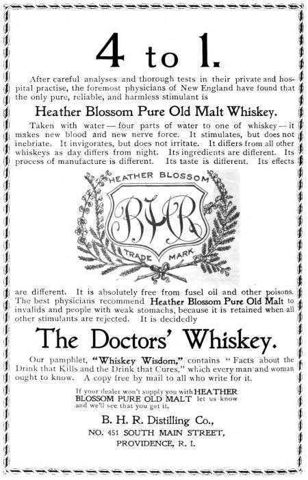 A page of advertisements