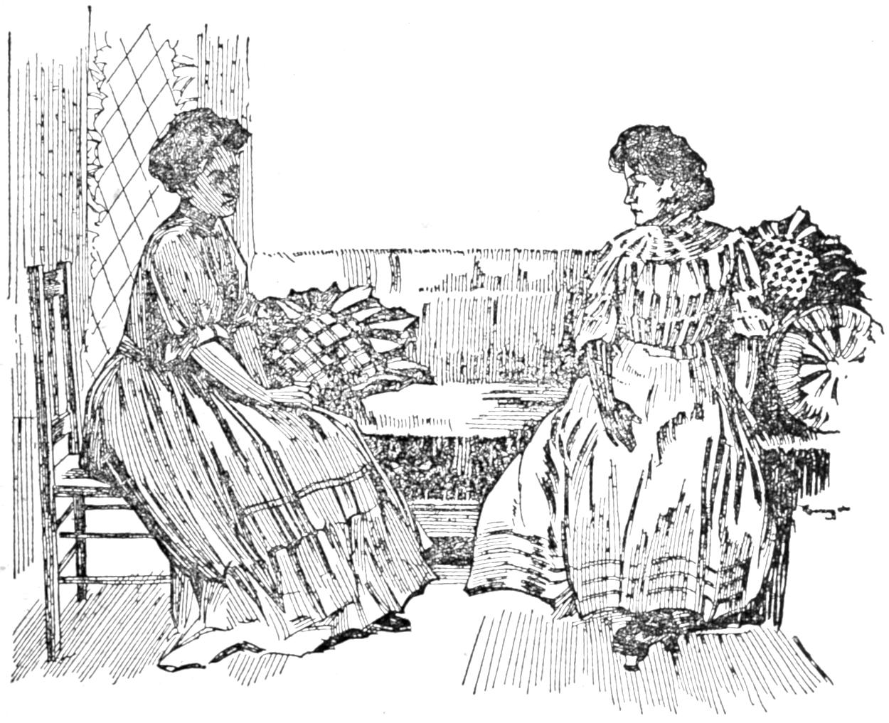 Two ladies talking
