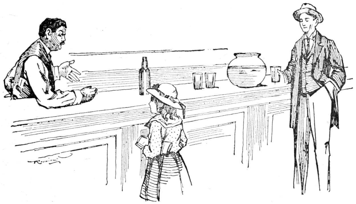 Jenks and the stranger listening to the Lizzie's plea