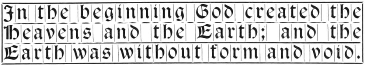 typesetting specimen