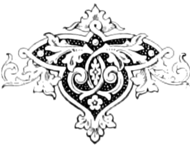 decorative tail-piece