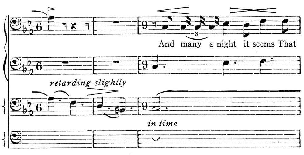 The same music continued.