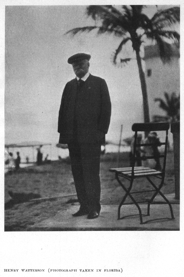 Henry Watterson (Photograph taken in Florida)