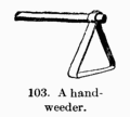 [Illustration: 103. A hand-weeder.]