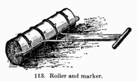 [Illustration: Fig. 113. Roller and marker.]