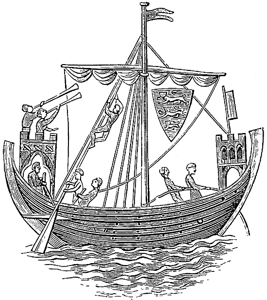 A Mediæval Ship