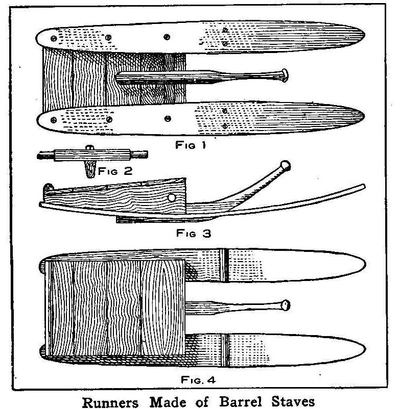 Runners Made of Barrel Staves