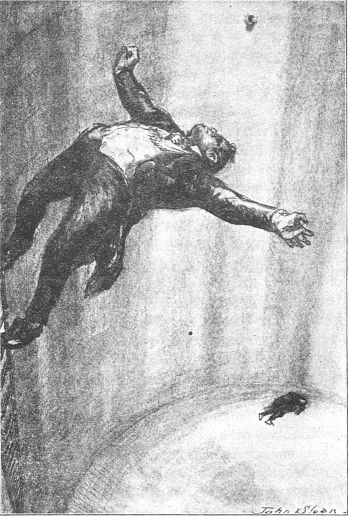 His fingers lost their hold&mdash;he dropped like a Plummet.