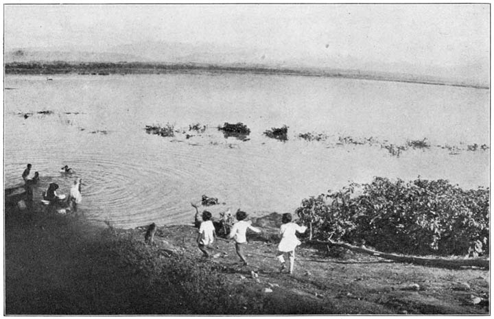 Filipino Children &ldquo;Going Swimming&rdquo; in the Rio Cagayan
