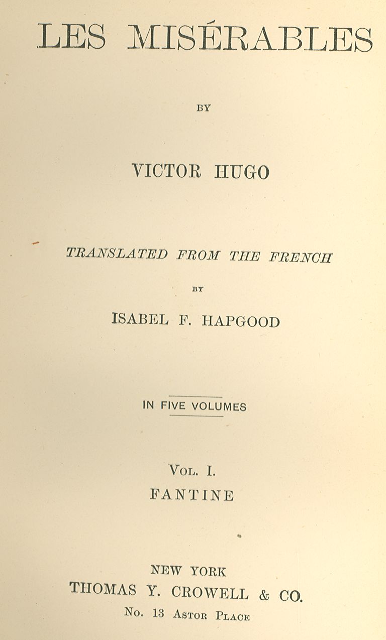 Titlepage Volume One