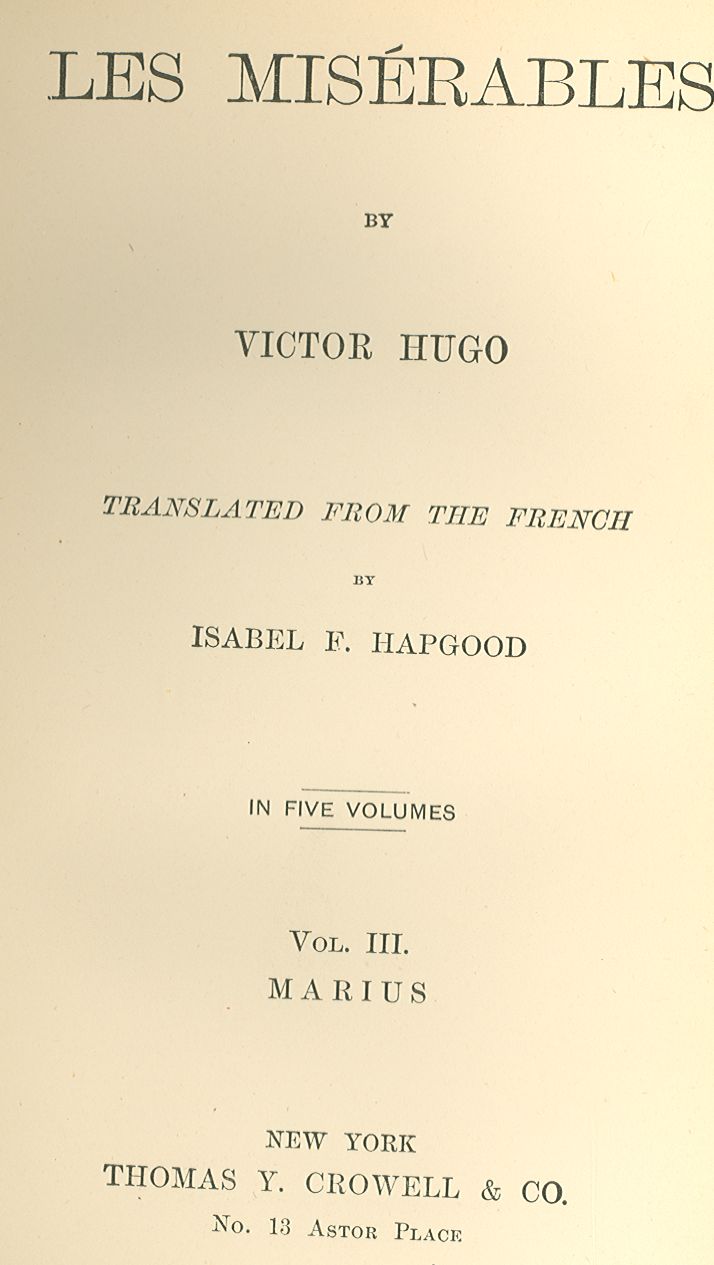 Titlepage Volume Three