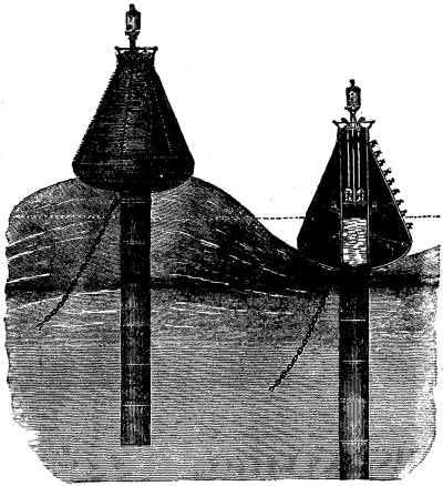  FIG. 1.&mdash;COURTENAY'S WHISTLING BUOY.
