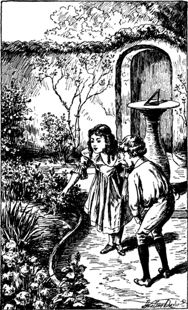 "What's the matter?" said Charlie. "A great, horrid
green worm," said I.