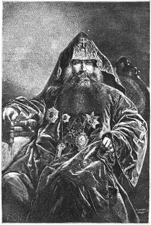 De armenische patriarch van Traakhishewan, bij de zee van Azof.