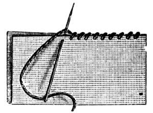 FIG. 11.
TOP OR OVER-SEWING
STITCH.