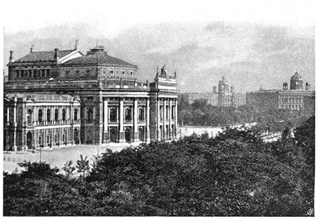 Het Hofburgtheater te Weenen.