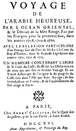 Title Page of La Roque's Work, 1716