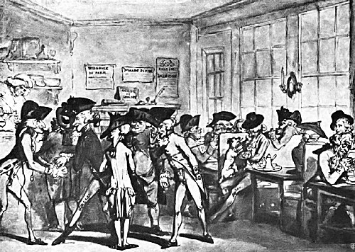 The French Coffee House in London, Second Half of the Eighteenth Century